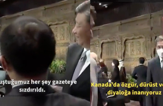 'Konuştuğumuz herşeyi sızdırdın' diyen Çin lideri Kanada Başbakanı'nı morarttı olay diyalog