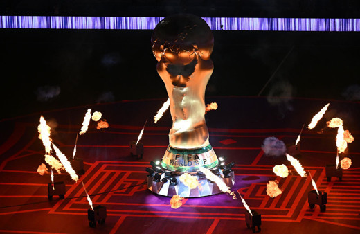 Katar'da 2022 FIFA Dünya Kupası heyecanı başladı! Görkemli açılıştan renkli görüntüler