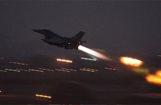 Diyarbakır 8. Ana Jet Üs Komutanlığından havalanan savaş uçakları