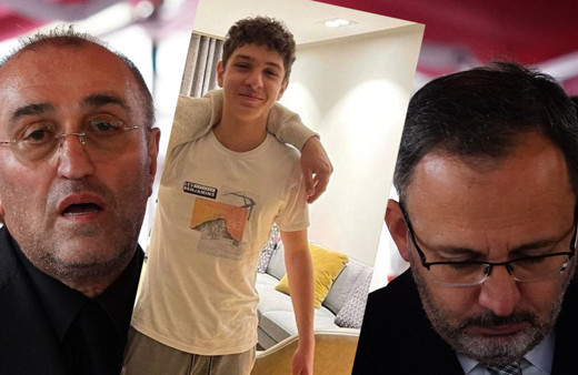 Abdurrahim Albayrak'ın torununun cenazesi! İntihar etti denen Batuhan'ın babası ve annesi...