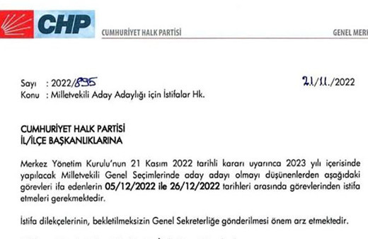 CHP'den o il başkanlarına 'hemen istifa edin' talimatı!