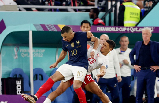 Fransa, Danimarka'yı Mbappe'nin golleriyle yıktı