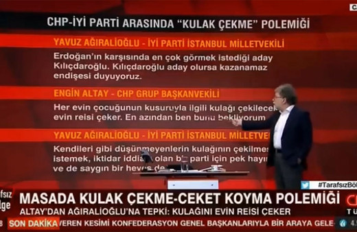 CNN Türk canlı yayınında osuruk sesi! Ahmet Hakan konuşurken gelen gizemli ses meğer...