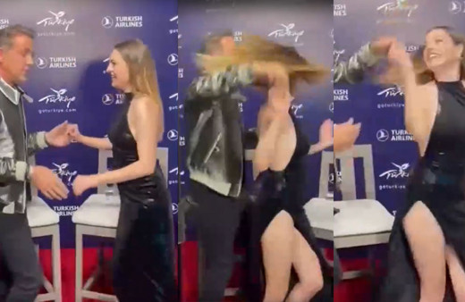 Ünlü oyuncu Melis Sezen hem dansı hem de kıyafetiyle sosyal medyaya damga vurdu