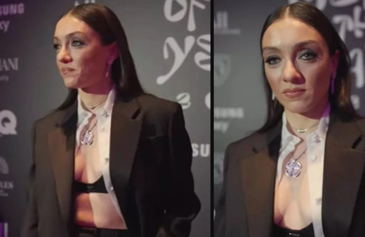 Merve Dizdar gömlek sütyen kombini ile büyüledi!