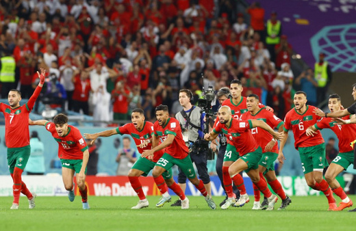 Fas, İspanya'yı penaltılarda yenerek çeyrek finale yükseldi