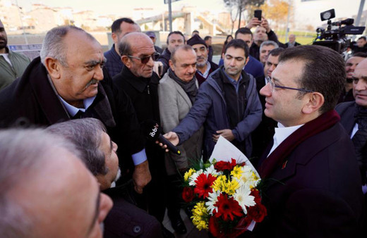 Minibüsçülerden Ekrem İmamoğlu'na taksik teşekkürü