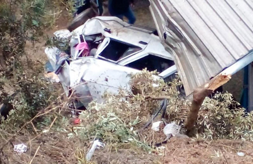 Virajı alamadı uçurumdan hayvan damının üzerine düştü! Yaralılar var