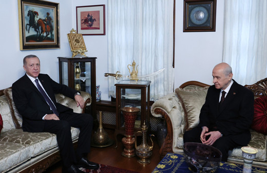 Cumhurbaşkanı Erdoğan ile MHP lideri Bahçeli 7. kez buluştu!