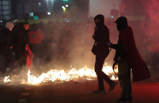 Fransa, Fas'ı devirdi! Brüksel sokakları karıştı: Ortalık savaş alanına döndü