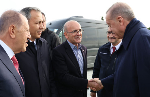 Hiç ortalıkta yoktu Mehmet Şimşek Erdoğan ile görüntülenince kulisler kaynadı