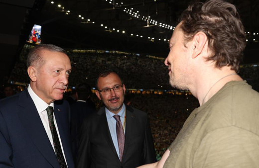 Cumhurbaşkanı Erdoğan Katar'da Elon Musk ile bir araya geldi