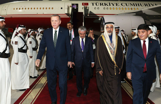 Cumhurbaşkanı Erdoğan,  Dünya Kupası finali için Katar’da