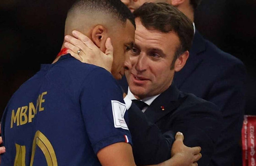 Macron alay konusu oldu! Dünya kupası görüntülerine eleştiri: Yapıştırıcı gibi yapıştı