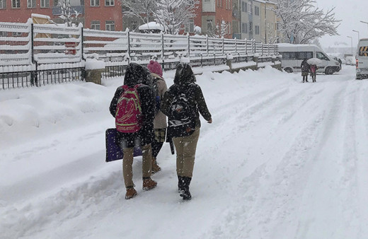 Adana ve Kahramanmaraş'ta kar yağışı başladı: 2 ilçede okullar tatil edildi