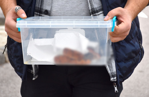 Aksaray'da durdurulan otomobilde ele geçirilene bakın!