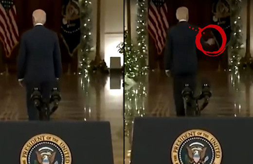 Joe Biden şaşırtmadı! Noel konuşması sonrası yine boşlukla selamlaştı!
