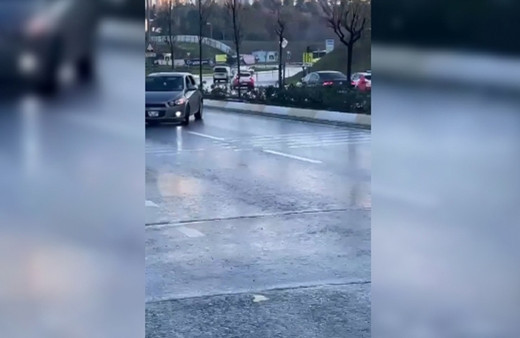 Direksiyon sınavını geçemeyince ehliyetsiz araç kullanıp drift atan şahıs yakalandı