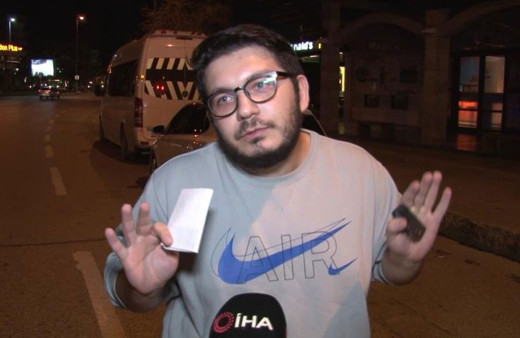 "Parti yapacaktık, kop kop yapacaktık" dedi yediği cezayı arkadaşına hediye etti