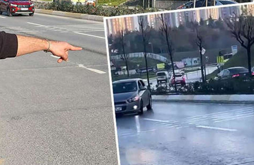 Direksiyon sınavından kalınca drift atan sürücü adayı bedelini ağır ödedi