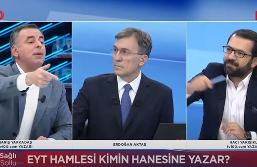 Barış Yarkadaş ile Hacı Yakışıklı birbirine girdi canlı yayında EYT kapışması fena