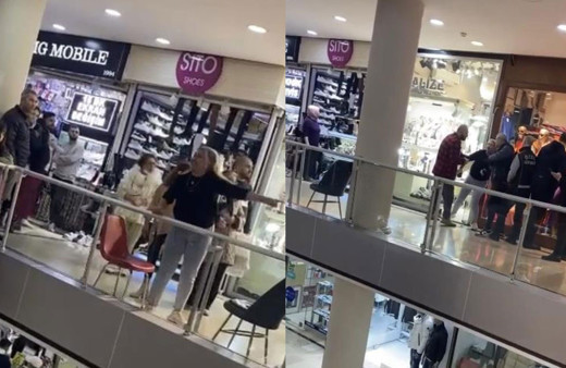 Sinir krizi geçiren kadın pasajı birbirine kattı! Küfürler etti, saçını başını yoldu!