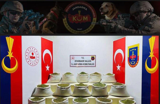 Diyarbakır'da narko-terör operasyonu: Terörün finans kaynağına darb vuruldu! 631 kilo ele geçirildi