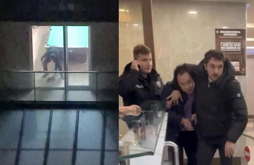 Korkunç görüntüler! Köpeğini dövdü, hayvanseverlerin elinden zor kurtuldu