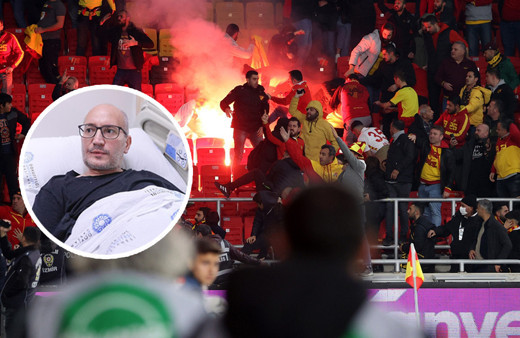 Olaylı Göztepe Altay maçında yüzüne fişek atılmıştı! Yaralı taraftar yaşadıklarını anlattı: "Bir şey geldiğini hissettim..."