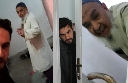 Denizli'de trajikomik ev sahibi kiracı kavgası! Kapısına dayandı bıçak çekti o anlar kamerada