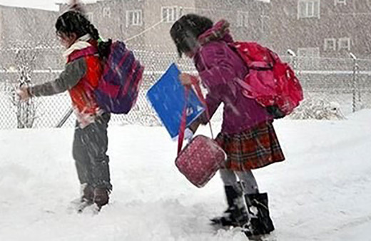 Kar okulları tatil ettirdi! Van'da 3 ilçede kar yağışı nedeniyle taşımalı eğitime ara verildi