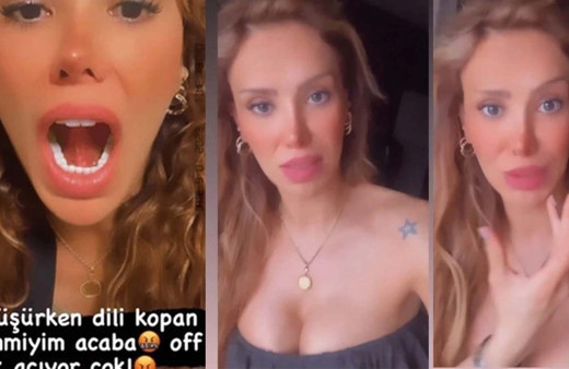 Öpüşürken dili kopan Ciciş Ceyda Ersoy şimdi de öpüşme anını anlattı!