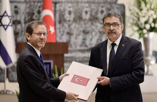 Türkiye'nin İsrail Büyükelçisi göreve başladı! Herzog, Cumhurbaşkanı Erdoğan'ı İsrail'e davet etti