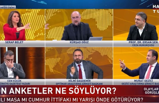 Canlı yayında iki anketçi birbirine girdi! Murat Gezici, Hilmi Daşdemir'e 'trol anketçi' deyince..