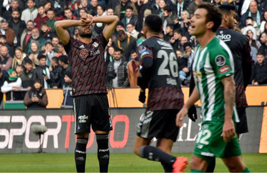 Beşiktaş deplasmanda Konyaspor'u 2-1 mağlup etti