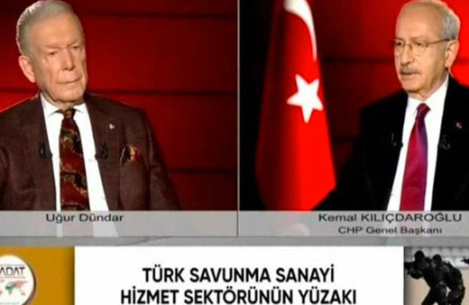Kılıçdaroğlu'nun katıldığı yayında SADAT reklamı şoku Uğur Dündar 'hiçbir bilgim yok' dedi