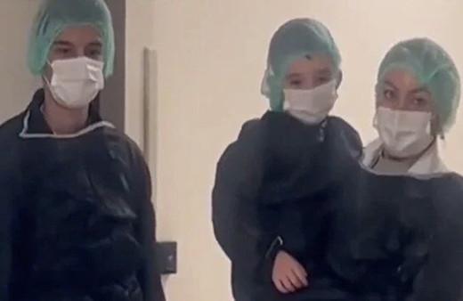 6 yaşındaki Beytullah 9 aydır madenci babasının hastaneden çıkmasını bekliyor