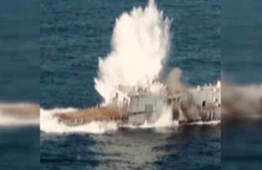 Deniz Kuvvetleri tam isabetle vurdu MSB o anları paylaştı