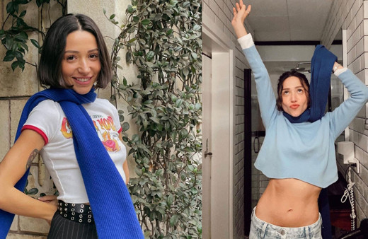 Zeynep Bastık'ın sütyensiz balkon pozu olay oldu! "Kürdan gibi olmuşsun kilo al kilo"