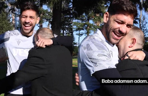 "Bir Yunan yabimi Bagazetas" dedi sosyal medya yıkıldı! Bakasetas o taraftarla buluştu, renkli görüntüler