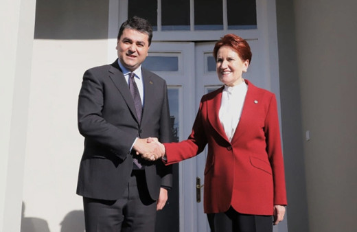 İYİ Parti lideri Akşener'den Demokrat Parti lideri Uysal'a ziyaret