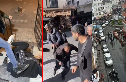 Bıçaklar çekildi, tekme ve yumruklar havada uçuştu! Genci öldüresiye dövdüler