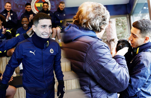 Köpeğini kaybeden Emre Mor'a Fenerbahçeli futbolculardan duygulandıran jest!