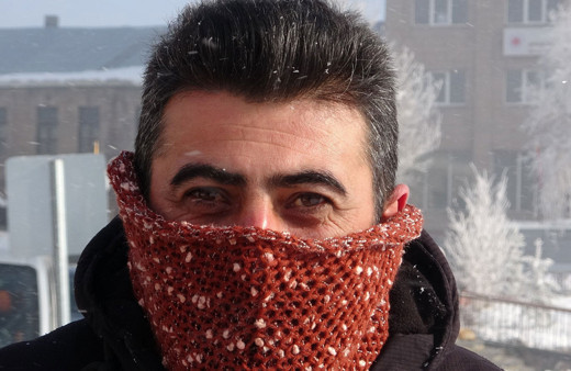 Sıcaklık -28 derece ölçüldü! İşte Türkiye'nin en soğuk yeri donduran görüntüler