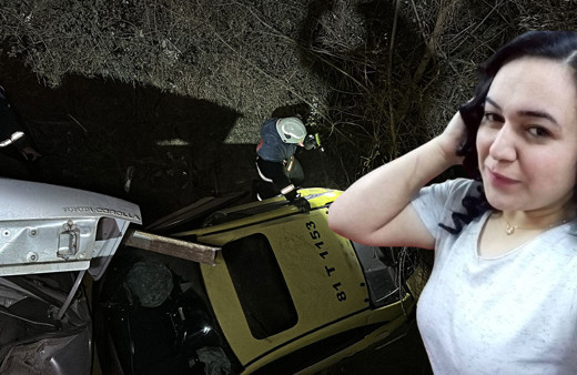 Sarhoş taksici makas attı, 2 araç köprüden uçtu! Genç kadın feci şekilde can verdi