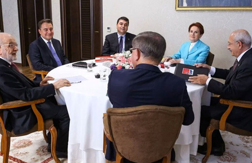 Altılı masanın adayını açıklayacağı tarih belli oldu adaylık ibresi o isme döndü