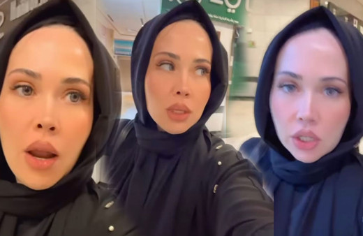 Sosyal medya fenomeni Özlem Lina Öz'e Mekke'de sözlü taciz şoku