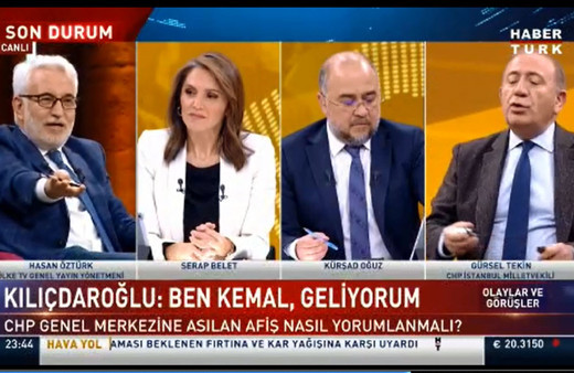 Hasan Öztürk ile CHP İstanbul Milletvekili Gürsel Tekin fena kapıştı