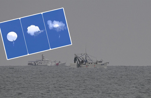 ABD casus balonun peşine düştü! Enkaz için arama çalışmaları başlattılar