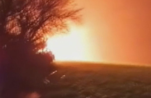 Depremin ardından Hatay'da doğal gaz boru hattı patladı! Korkunç görüntüler